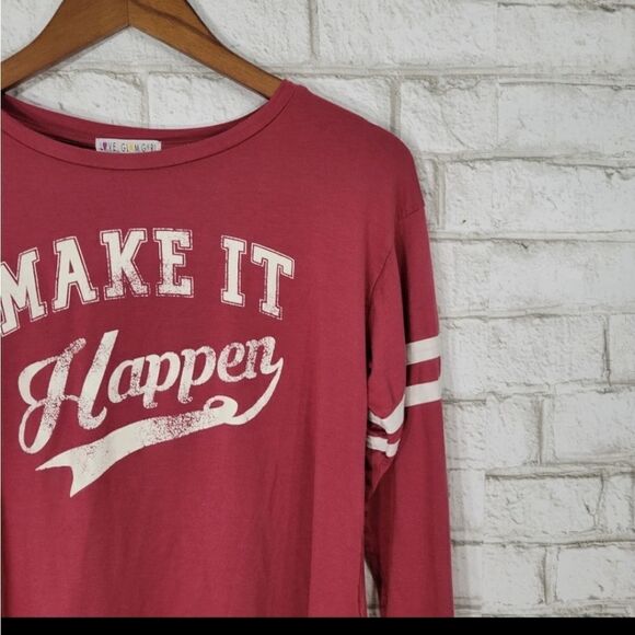 NWOT Make it Happen graphic long sleeve top - Picture 3 of 9